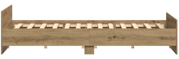 vidaXL Bettrahmen Artisan-Eiche 203 x 203 x 50 cm Holzwerkstoff 3329304 Bild 5