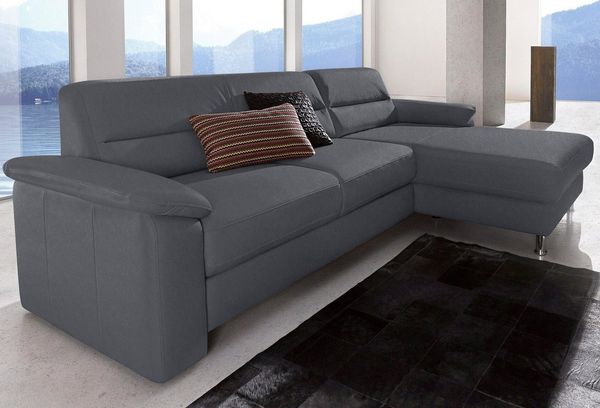 sit&more Ecksofa Ascara L-Form, inklusive Boxspring/Federkern-Polsterung, wahlweise mit Bettfunktion
