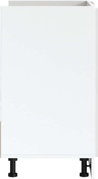 vidaXL Spülenunterschrank Porto Hochglanz-Weiß 80x46x81,5 cm 853929 Bild 6