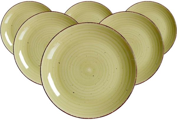 Ritzenhoff & Breker Happy Speiseteller ø 27 cm 6er Set grün