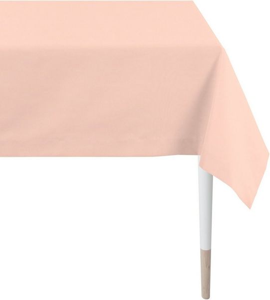 APELT Tischdecke 4362 Rips-Uni (1-tlg), Wasser- und Schmutzabweisend