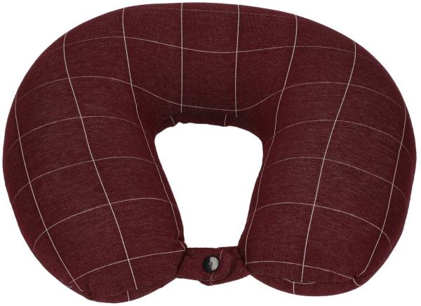 Betz Nackenhörnchen Reisekissen Nackenkissen RELAX KARO mit Microkügelchen Füllung