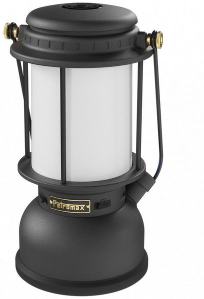 Petromax Gartenleuchte Petromax LM500 LED Laterne Schwarz Set inklusive Akku PX-LM500-Black