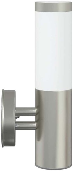vidaXL Außenwandleuchte Silber 15 x 7,5 x 33 cm Edelstahl und Plastik 4005951 Bild 5