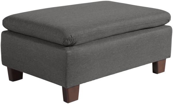 Hocker Katti Bezug Flachgewebe Buche nussbaum dunkel / anthrazit 22922