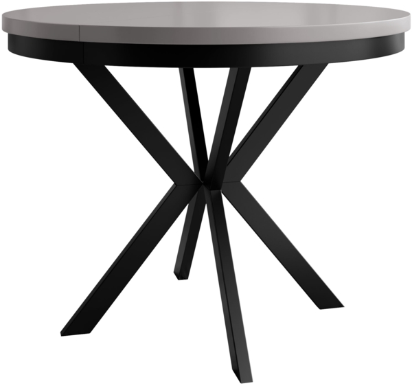 Esstisch Ewagio 90 (Farbe: Schwarz / Hellgrau) Bild 1