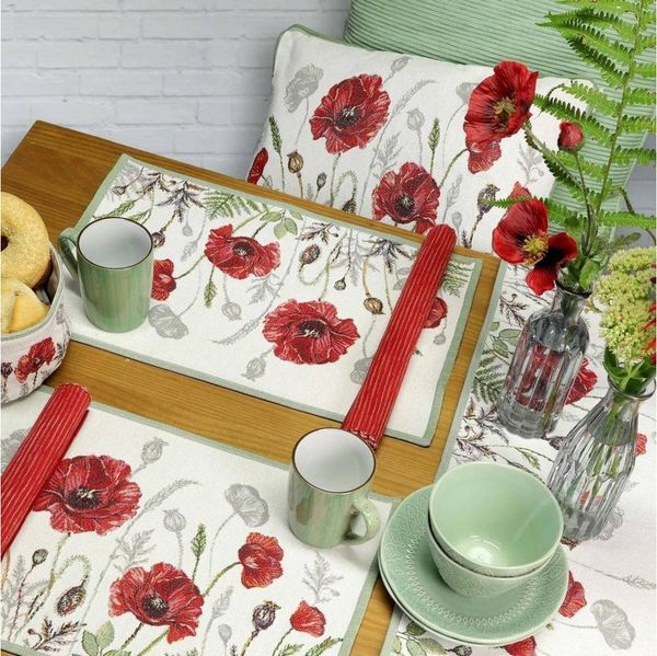 sander table + home Platzset Poppy Meadow 32 x 48 cm von Sander