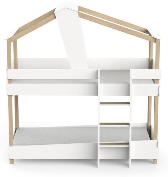 Calicosy Etagenbett 90x200 H214 cm - TIMBER - Weiß