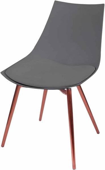 Stuhl Dakota 310 4er-Set Grau / Kupfer