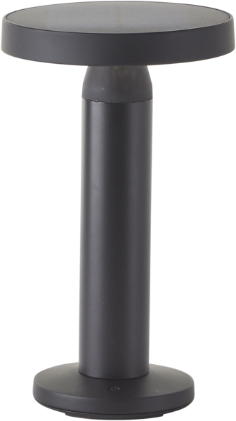 Brilliant LED Außen-Tischleuchte Magua LED Außentischleuchte, Solar, 22 cm, 220 lm, 4000 K, Metall, schwarz