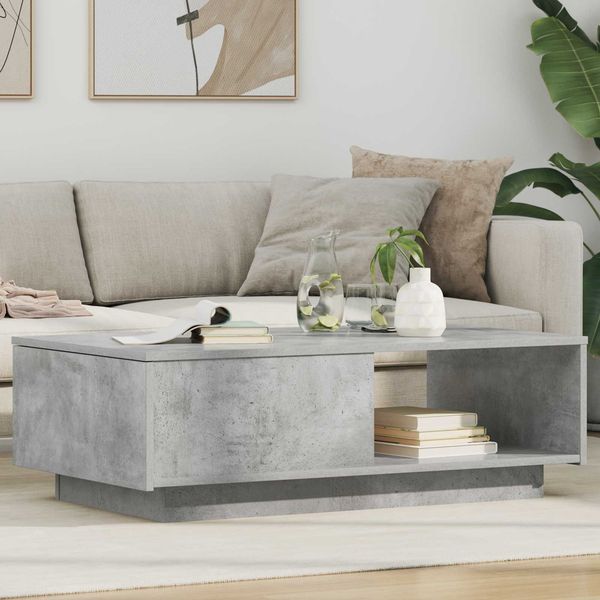 vidaXL Couchtisch Beton Grau 95 x 55 x 31 cm Holzwerkstoff 8000183