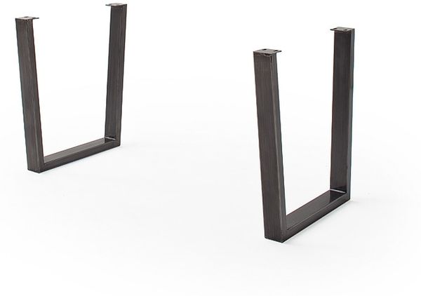 Tischgestell >CALABRIA< (2er-Set) in anthrazit - 73x74x8 (BxHxT)