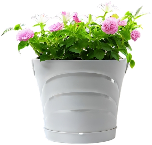 Blumentopf um Säule herum für Pfosten Fallrohr Regenrohr Pflanztopf 2 SET Regenrinne Pflanzgefäß 2 SET Weiß