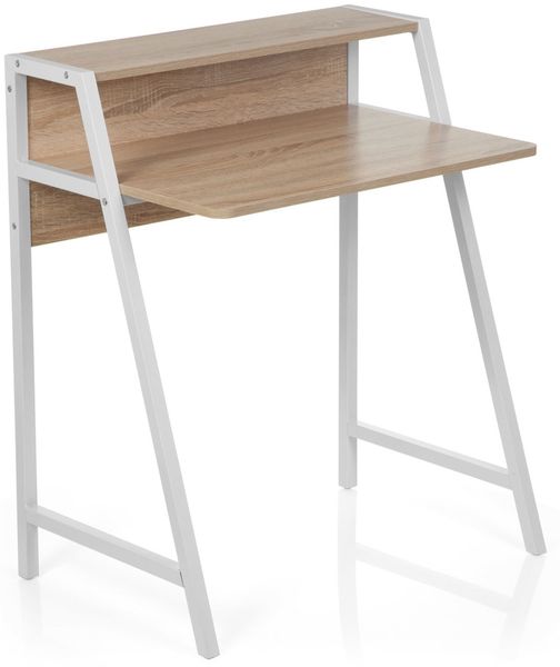 hjh OFFICE 'Dumont' Schreibtisch, Spanplatte/Metall, walnuss/silber Bild 11