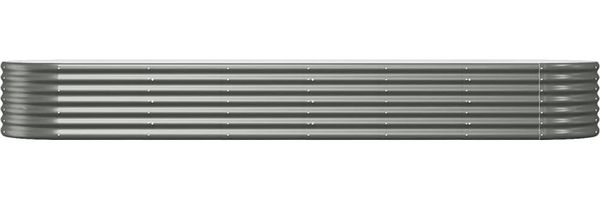 vidaXL Hochbeet Verzinkter Stahl 296x80x36 cm Grau 318924 Bild 3