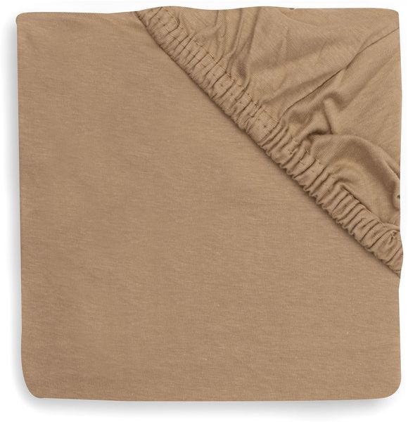 Jollein Spannbettlaken Jersey - 70/75x140/150cm - Für Kinderbett - 100% Baumwolle - Mit Gummizug - Oeko-Tex Zertifiziert - Hazel