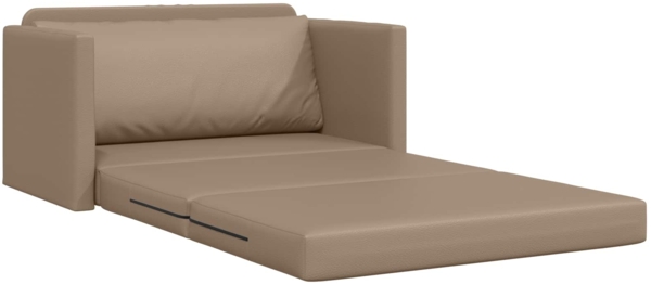 vidaXL Schlafsofa Cappuccino 124 x 71 x 78 cm Kunstleder 4106712