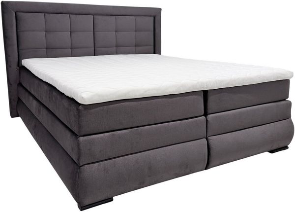 OTTO home Boxspringbett MIVVA inkl. Bettkasten & Topper, Komfortliegehöhe: 67 cm, in H3, H4 oder Hmix H3/H4, wahlweise mit oder ohne LED-Leuchten