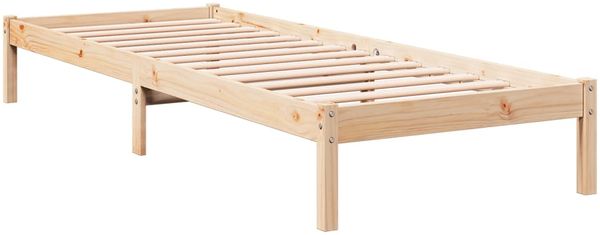 vidaXL Massivholzbett Extra Lang ohne Matratze 100x220 cm Kiefernholz 852418 Bild 3
