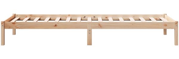 vidaXL Massivholzbett Extra Lang ohne Matratze 100x220 cm Kiefernholz 852418 Bild 5