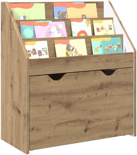 vidaXL Kinderregal Artisan-Eiche 60 x 29,5 x 69 cm Holzwerkstoff 892398 Bild 3