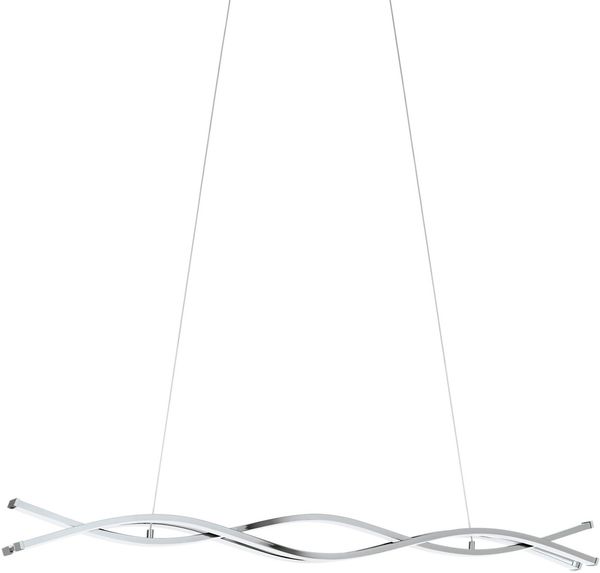 Eglo 96102 LED Hängeleuchte Lasana 2 in chrom und weiß 3X13W L:102 H:120cm höhenverstellbar