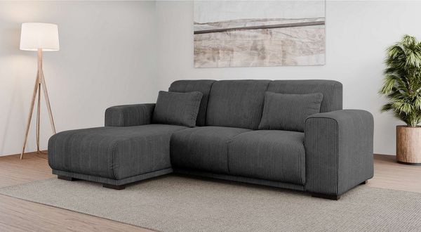 Home affaire Ecksofa BORNHOLM L-Form, B: 234 cm - OTTO. Verlässliche Qualität, Recamiere links oder rechts bestellbar, Wellenfederung, inkl. 2 Kissen