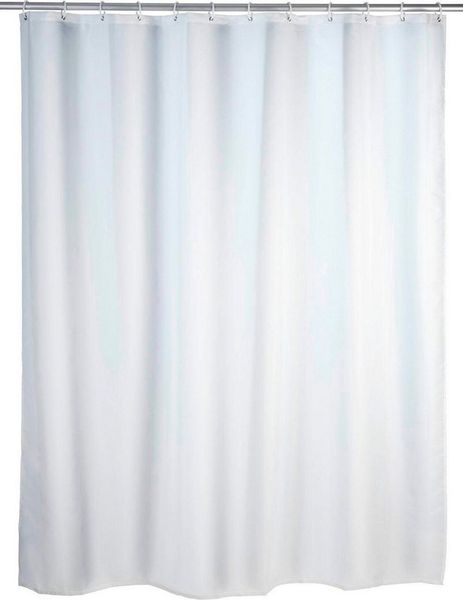WENKO Duschvorhang Uni Breite 120 cm, Höhe 200 cm