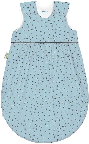 Odenwälder Coolmax-Schlafsack Timmi cool TOP, Dancing Dots Blue Pearl, 110
