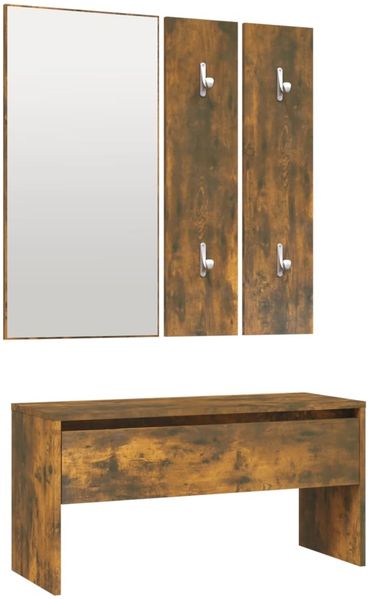 Flurmöbel-Set Räuchereiche Holzwerkstoff [3120200] Bild 6