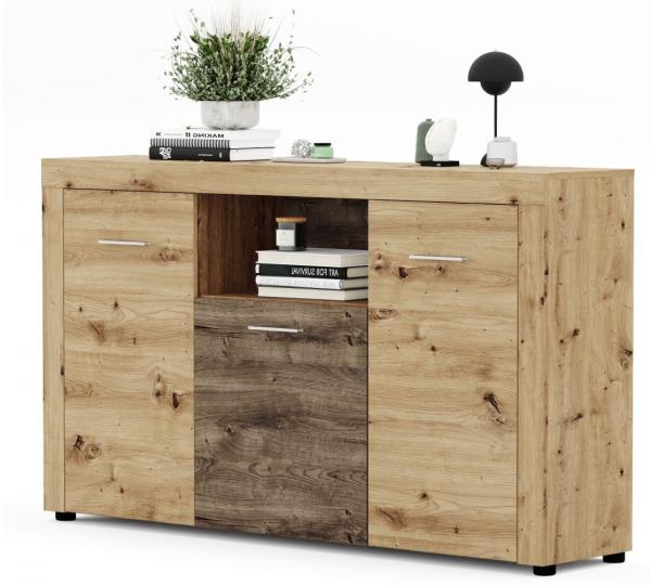 Sideboard Blow in Eiche Artisan 152 cm