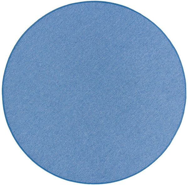 OTTO home Teppich Fortis, Schlinge, Made in Netherlands, rund, Höhe: 5 mm, Uni Farben, gekettelt, strapazierfähig, Wohnzimmer