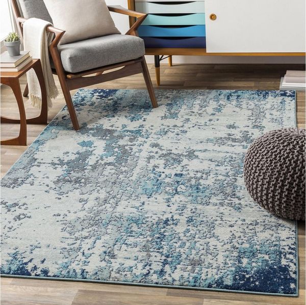 Surya SARAH Teppich Blau 200 cm 274 cm 200x274 cm
