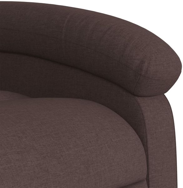 vidaXL Relaxsessel mit Aufstehhilfe Dunkelbraun Stoff 3204097 Bild 10