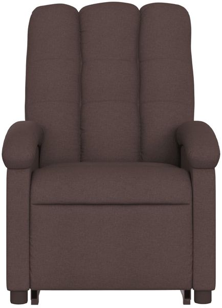 vidaXL Relaxsessel mit Aufstehhilfe Dunkelbraun Stoff 3204097 Bild 8