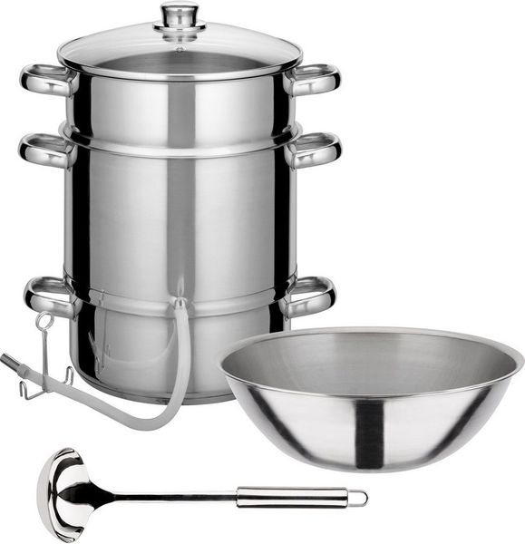 GSW Einkochtopf, Edelstahl (1-tlg), Edelstahl, Induktion