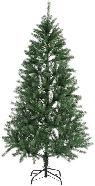 Juskys Künstlicher Weihnachtsbaum Talvi 180 cm mit Metall Ständer, naturgetreu, einfacher Aufbau, Tannenbaum Christbaum Weihnachtsdeko künstlich