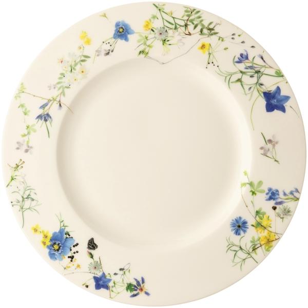 Frühstücksteller 23 cm/Fahne Brillance Fleurs des Alpes Rosenthal Frühstücksteller - Mikrowelle geeignet, Spülmaschinengeeignet