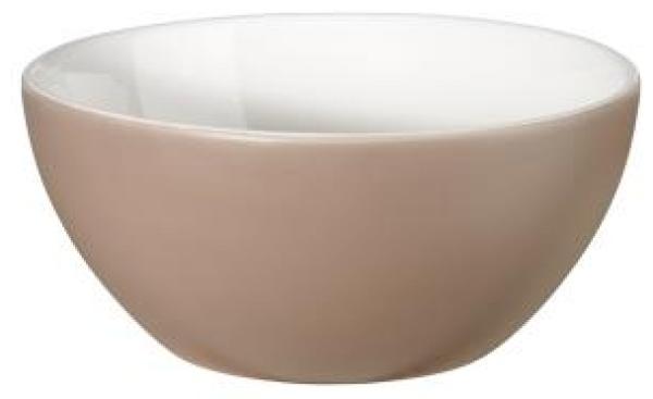 ASA Selection grande Schale Taupe, Müslischale, Müsli Schüssel, Steingut, Braun, Ø 15. 5 cm, 50290208