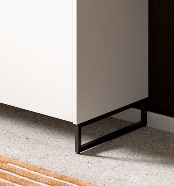 Garderobe Set 3-tlg. Borga in weiß und Eiche 175 cm Bild 4