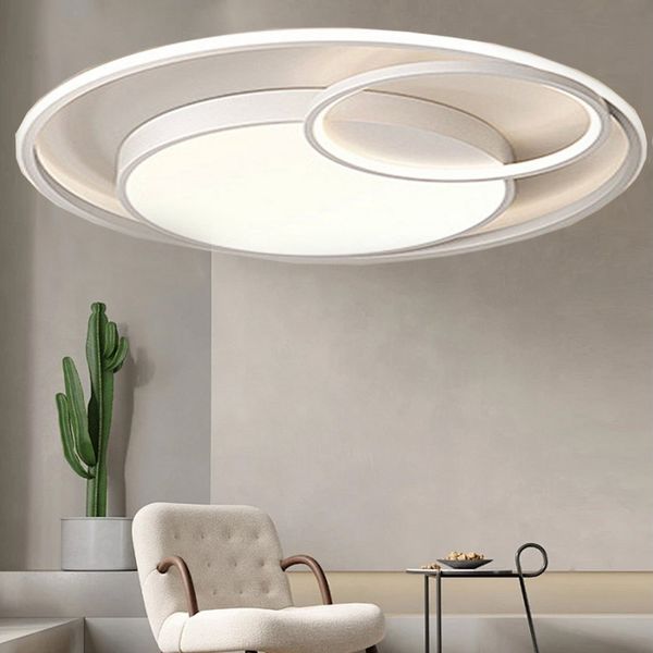 OYLCDI Deckenleuchten LED Deckenlampe Ø53cm,Dimmbar mit Fernbedienung für Wohnzimmer, LED fest integriert, 48W 3000-6500k, Modern Runde Wohnzimmer Schlafzimmer Arbeitszimmer Esszimmer Dekoration Lampen