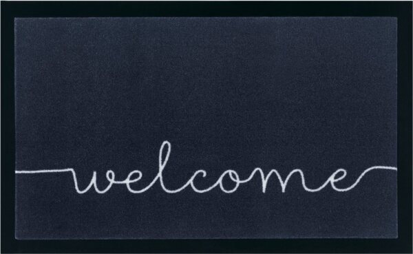 HANSE Home Fußmatte Cozy Welcome, Türmatte, rechteckig, Höhe: 5 mm, Waschbar, Schmutzfangmatte, Outdoor, Innen, Rutschfest, Wetterfest
