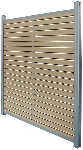 HOME DELUXE WPC Sichtschutzzaun ALIRA Teak - 1 x Element + 2 x Pfosten Bild 8
