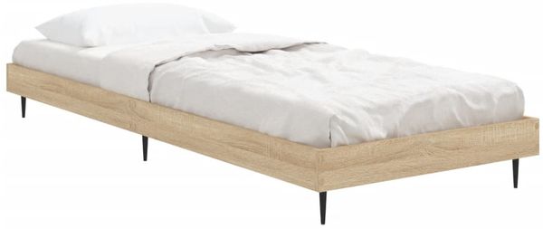 vidaXL Bettgestell ohne Matratze Sonoma-Eiche 75x190 cm Holzwerkstoff 832312 Bild 3