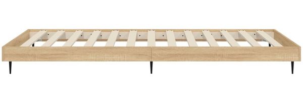 vidaXL Bettgestell ohne Matratze Sonoma-Eiche 75x190 cm Holzwerkstoff 832312 Bild 7
