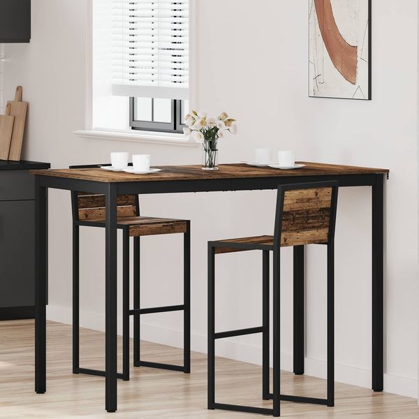 Stehtisch, Bartisch, Bistrotisch Holzwerkstoff 150 x 80 x 105 cm