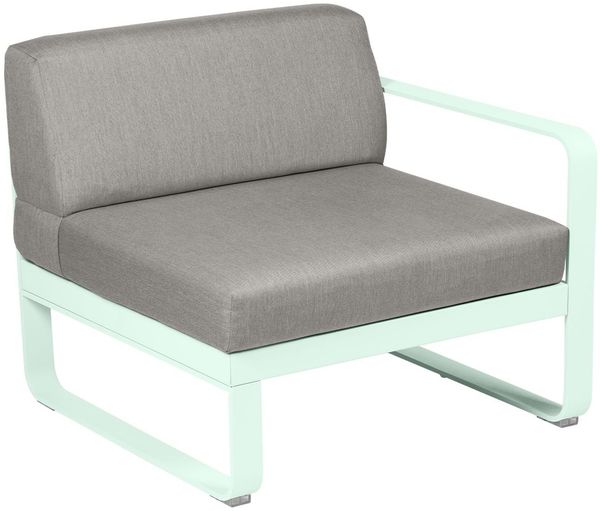 Bellevie Lounge 1-Sitzer Modul A7 Gletscherminze B8 Taupegrau Rechts
