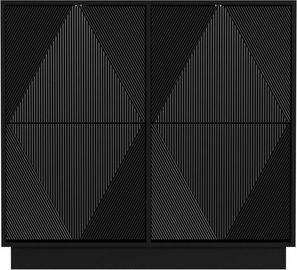 UEV Schuhschrank mit 4 Klappen schmal Schuhkommode mit Kippschutz Drucktüröffner (Packung, 99 x 24 x 91 cm Moka/Grün) Drucktüröffner Verstellbare Trennwände für Verschiedene Schuhtypen