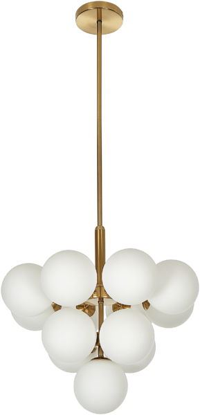 Hängeleuchte BIRRIE Metall Messing