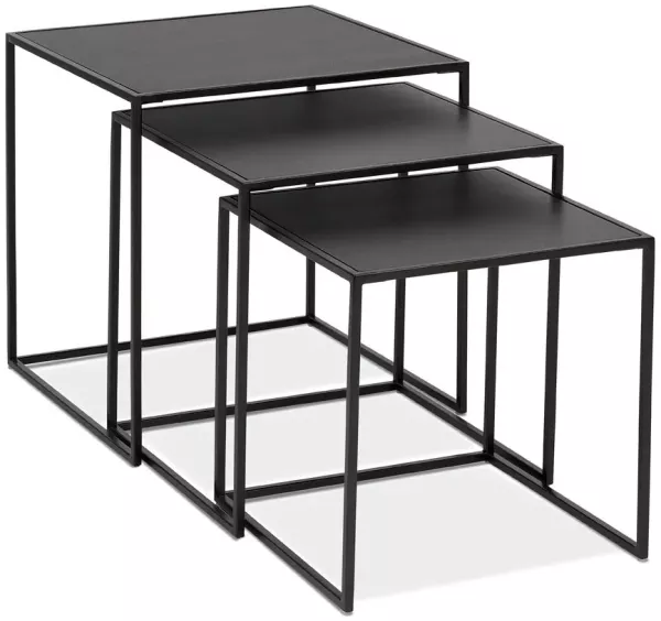 Kokoon Design Couchtisch Mensoso Metall Schwarz